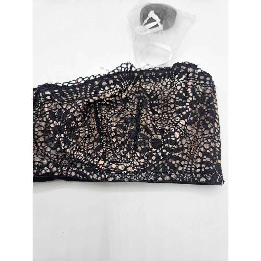 Free People Womens Starla Black Underwire Balconette Bra Size 32A NWT - Picture 5 of 6
